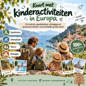Mapa de actividades infantiles en Europa