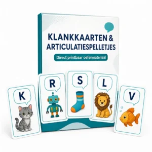 Tarjetas de sonidos y juegos de articulación