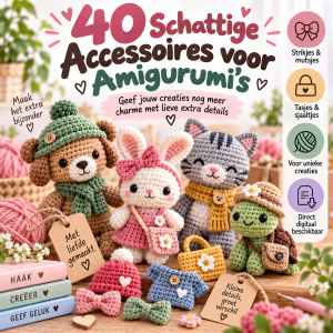 40 accesorios adorables para amigurumis