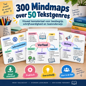 300 mapas mentales sobre 50 géneros literarios