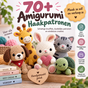 Más de 70 patrones de ganchillo de amigurumi: hazlos tú mismo y véndelos