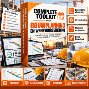 Kit de herramientas completo para la planificación de la construcción y la preparación de trabajos
